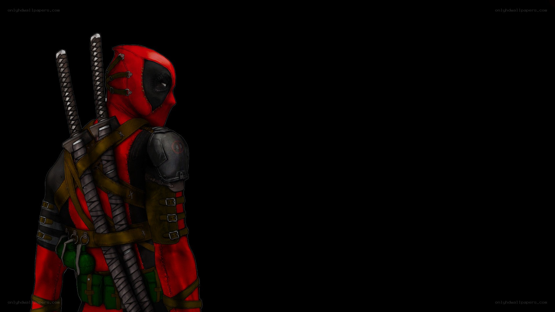 Deadpool character illustration
