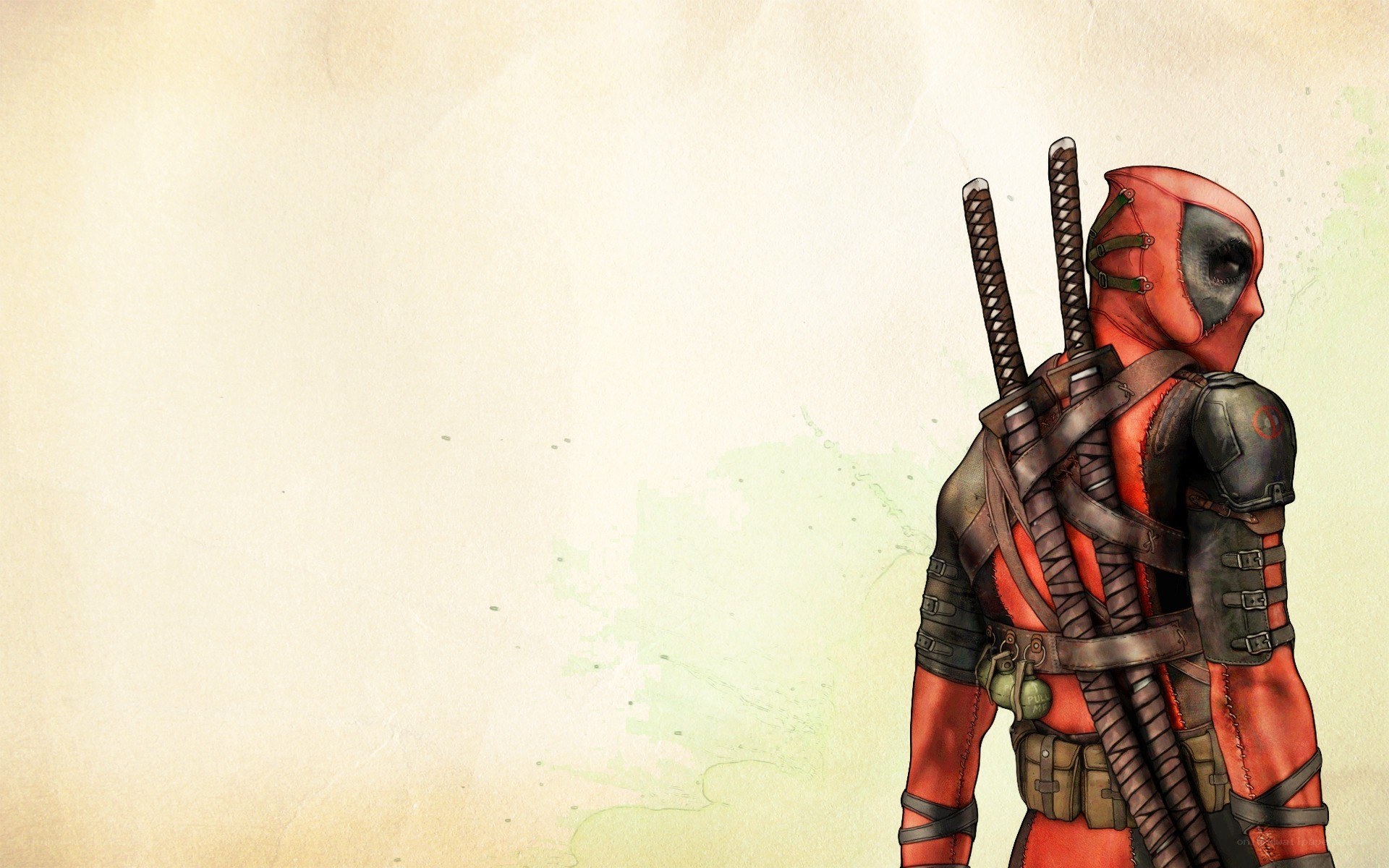 Deadpool character illustration