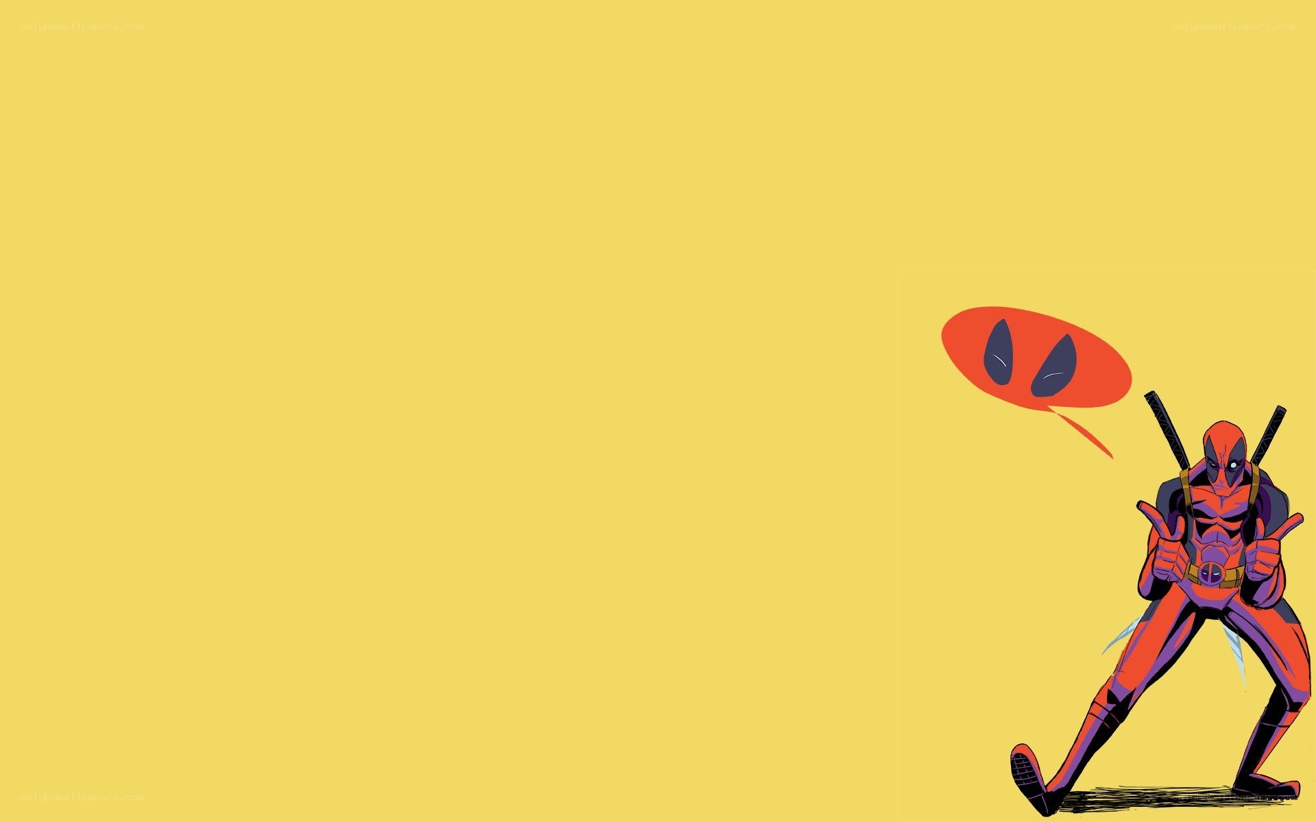 Deadpool character illustration