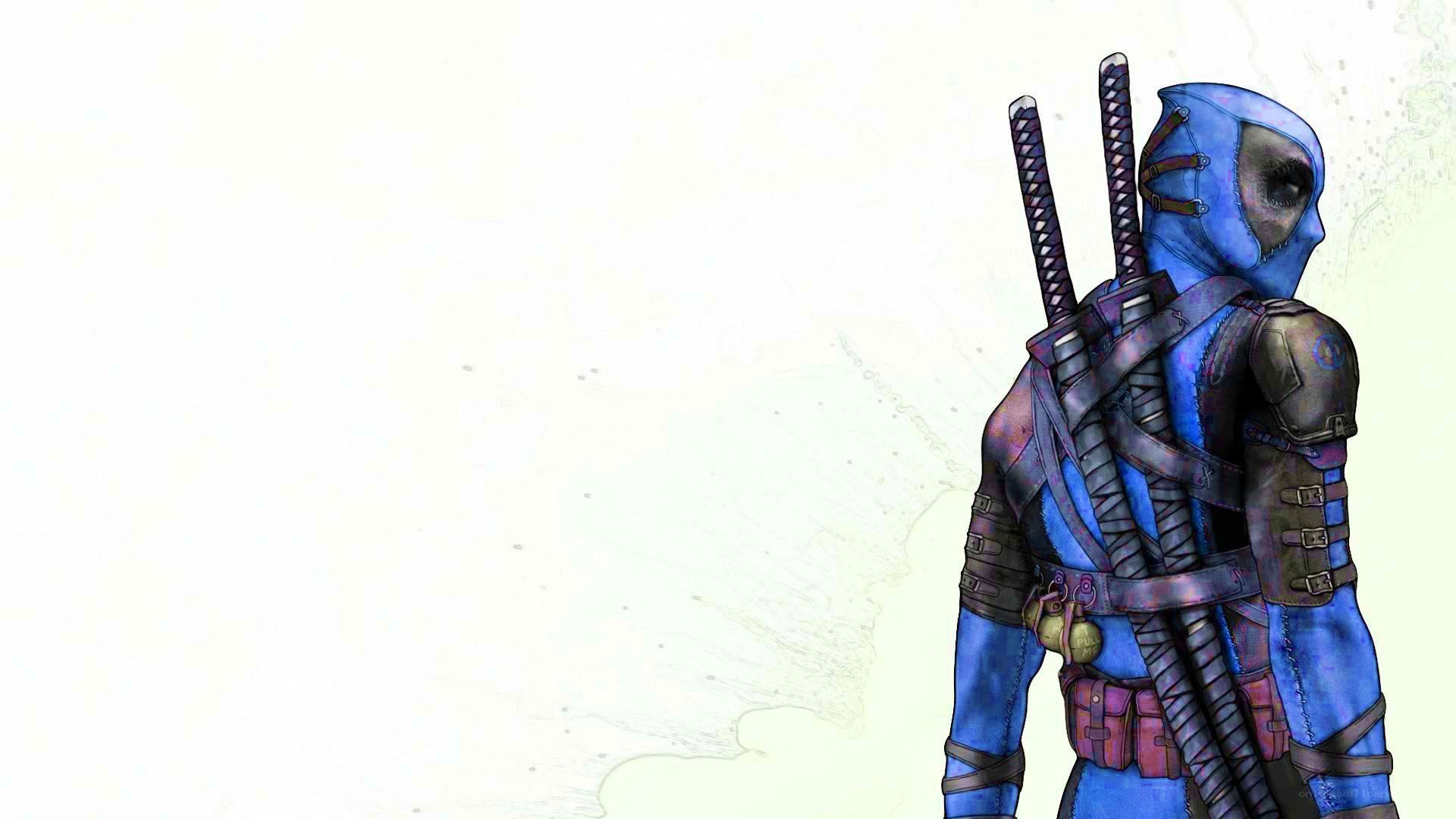 Deadpool character illustration