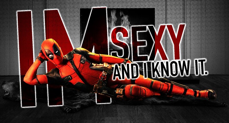 Deadpool Character Lying Down