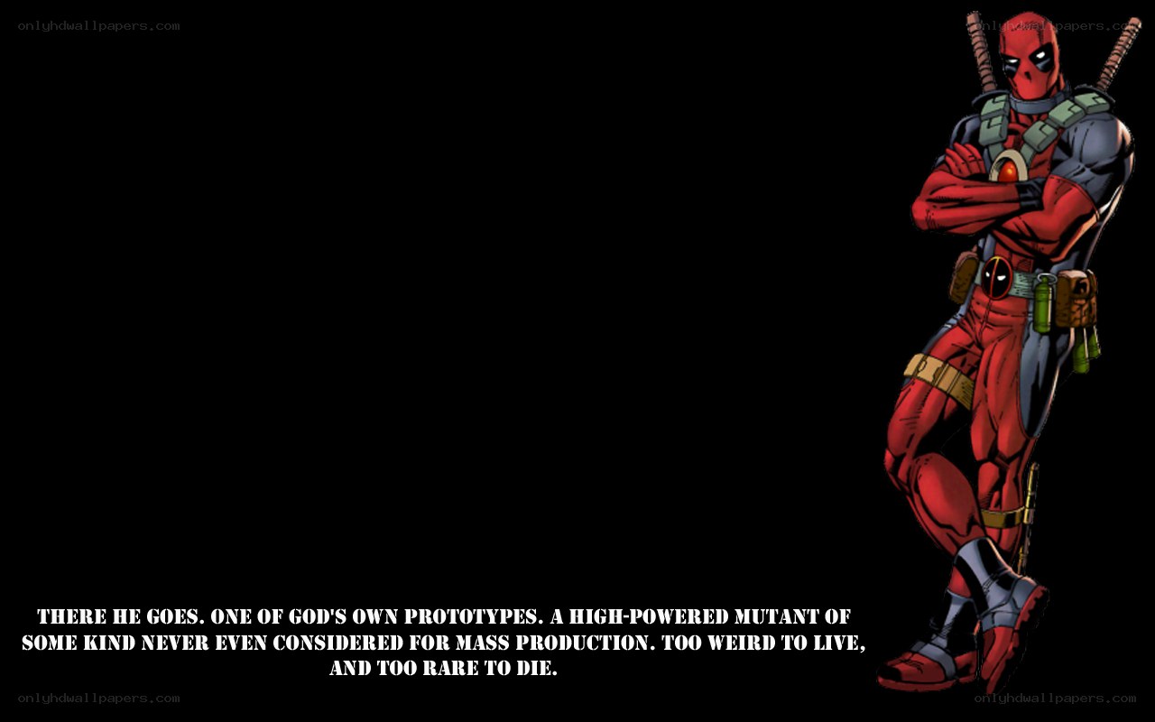 Deadpool character portrait