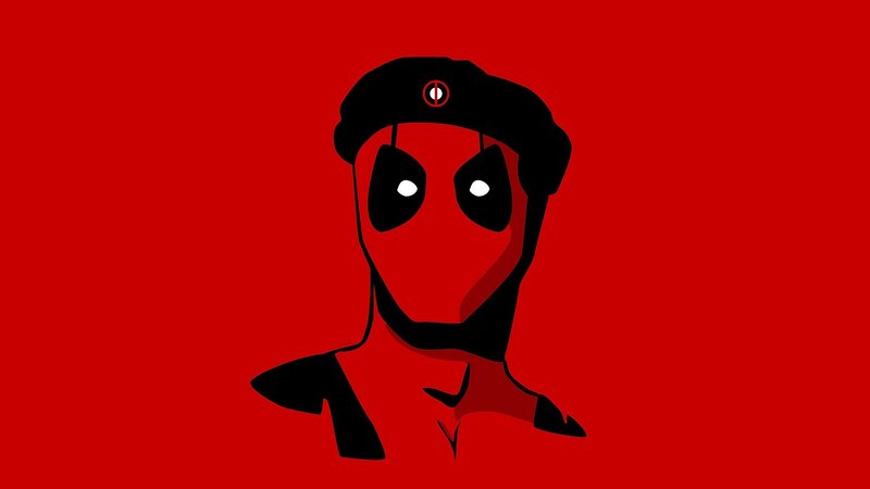 Deadpool Character Portrait — Red