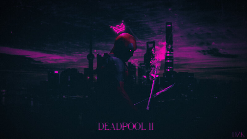 Deadpool Character — Purple