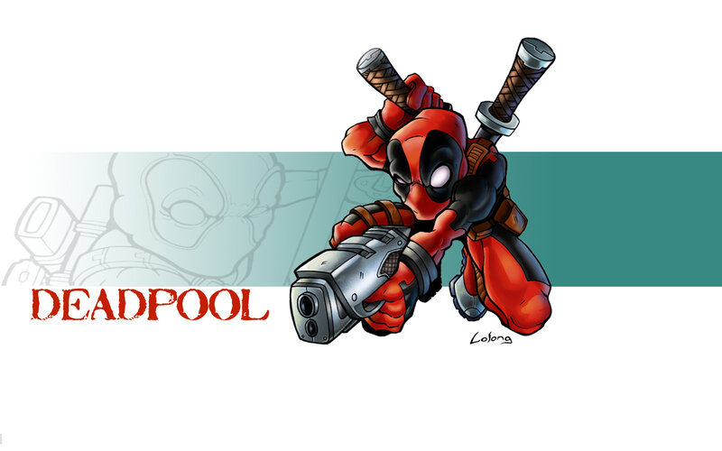 Deadpool Character — Red, Action