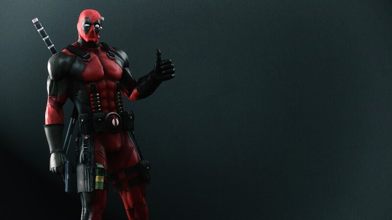 Deadpool Character — Red, Confident, 3d Render
