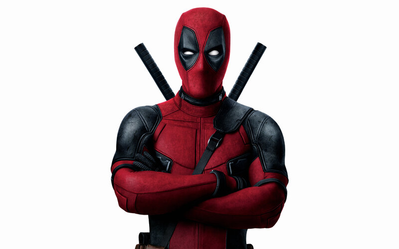 Deadpool Character — Red, Confident, Photograph