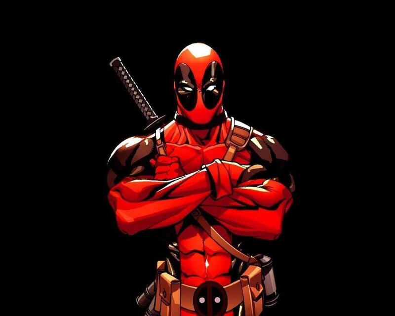 Deadpool Character — Red, Confident