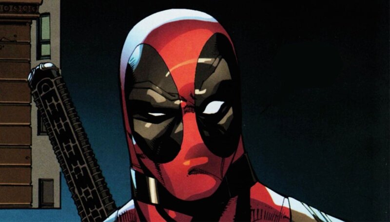 Deadpool Character — Red, Dramatic, Night, Comic