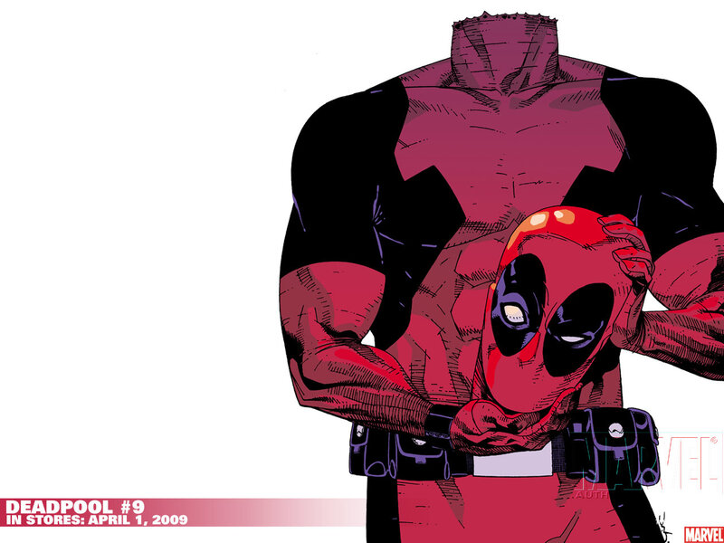 Deadpool Character — Red, Dramatic