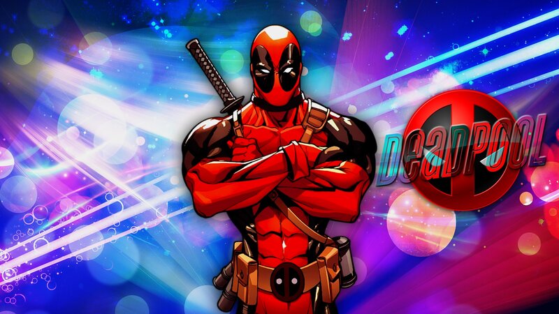 Deadpool Character — Red, Energetic