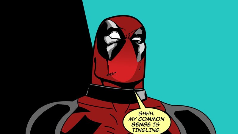 Deadpool Character — Red, Humorous, Comic, Mask