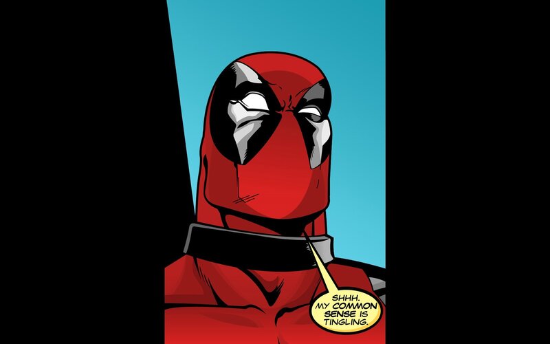 Deadpool Character — Red, Humorous, Comic