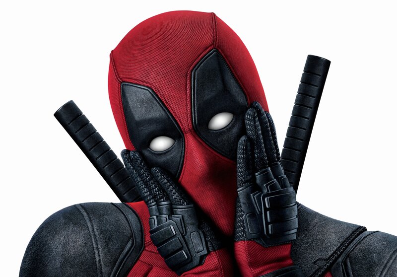 Deadpool Character — Red, Playful, Photograph