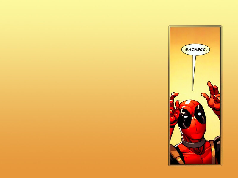 Deadpool Character — Yellow, Dramatic