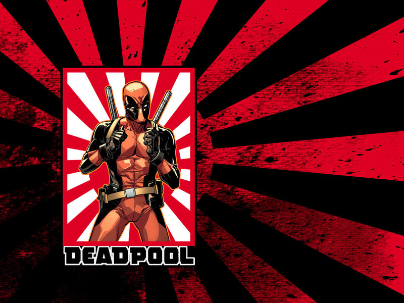 Deadpool comic art