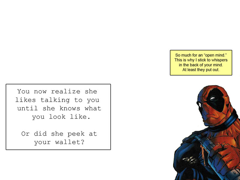 Deadpool comic panel