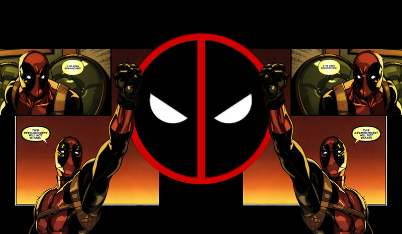 Deadpool comic panels