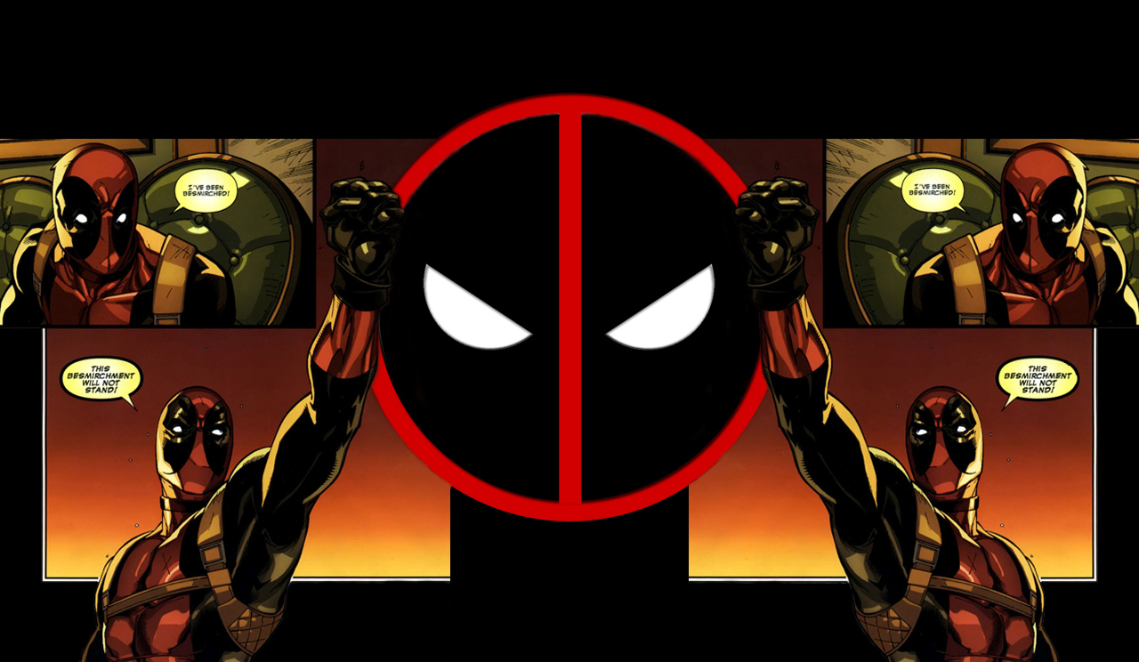 Deadpool comic panels