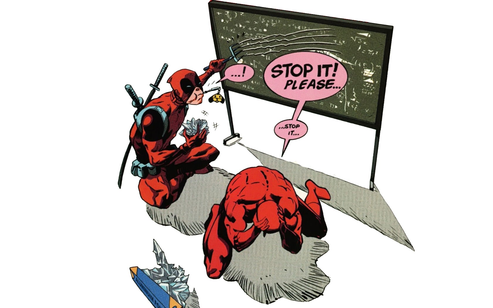 Deadpool erases equations