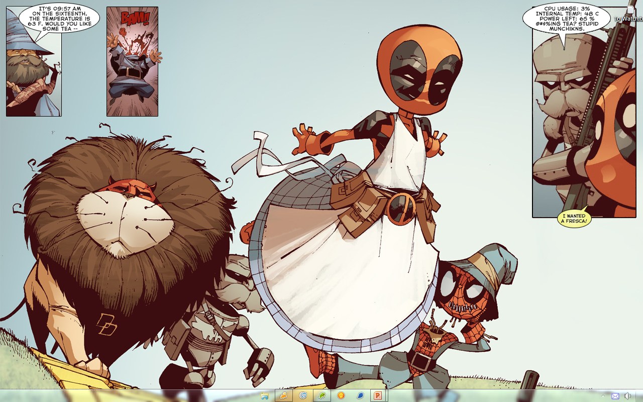 Deadpool in a dress