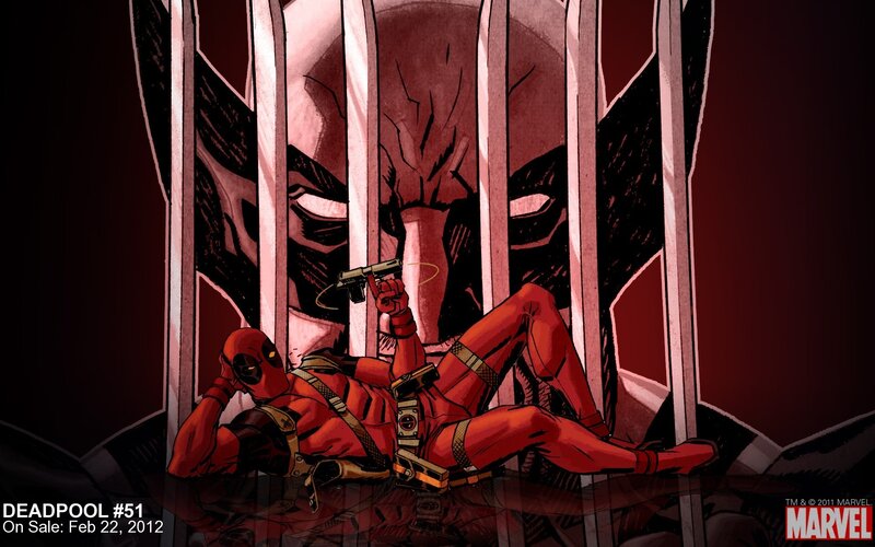 Deadpool in prison cell