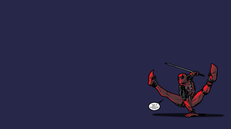 Deadpool in Split Pose