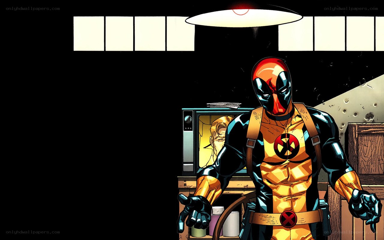 Deadpool in X-Force suit