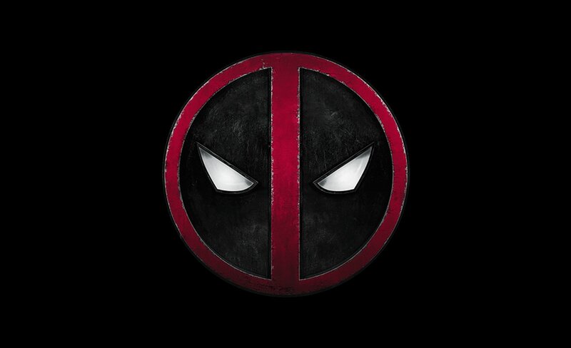 Deadpool Logo — Black, Dark