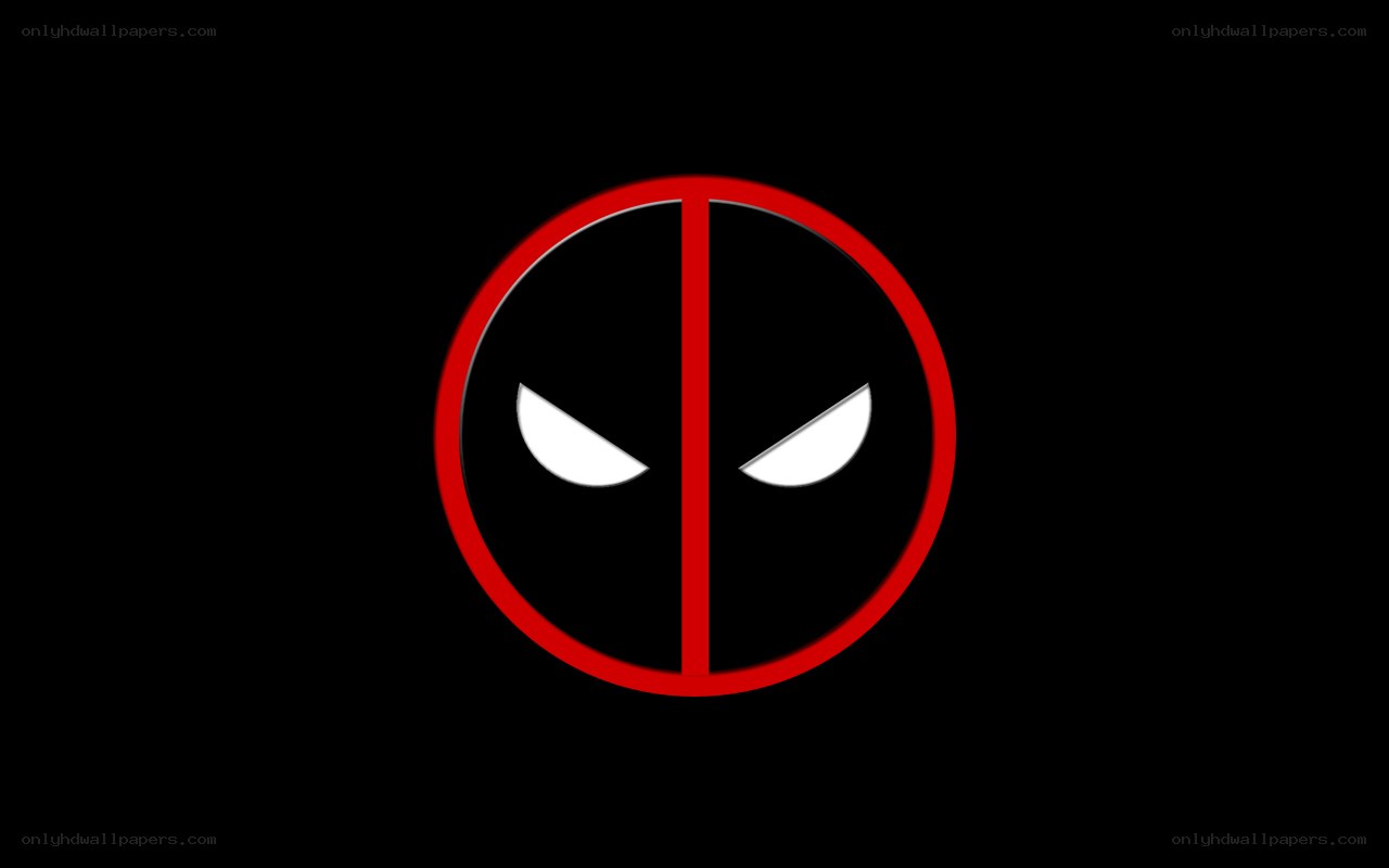 Deadpool logo on black