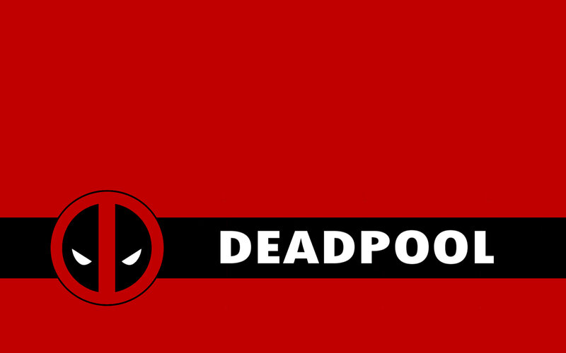Deadpool Logo — Red, Bold, Vector Art, Text