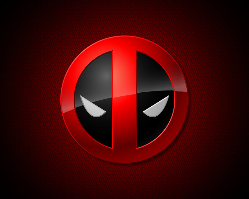 Deadpool Logo — Red, Dark