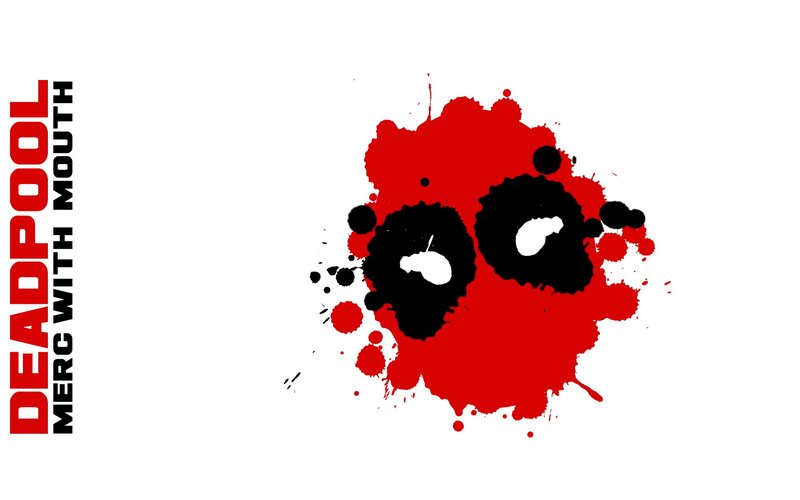 Deadpool Logo Splatter