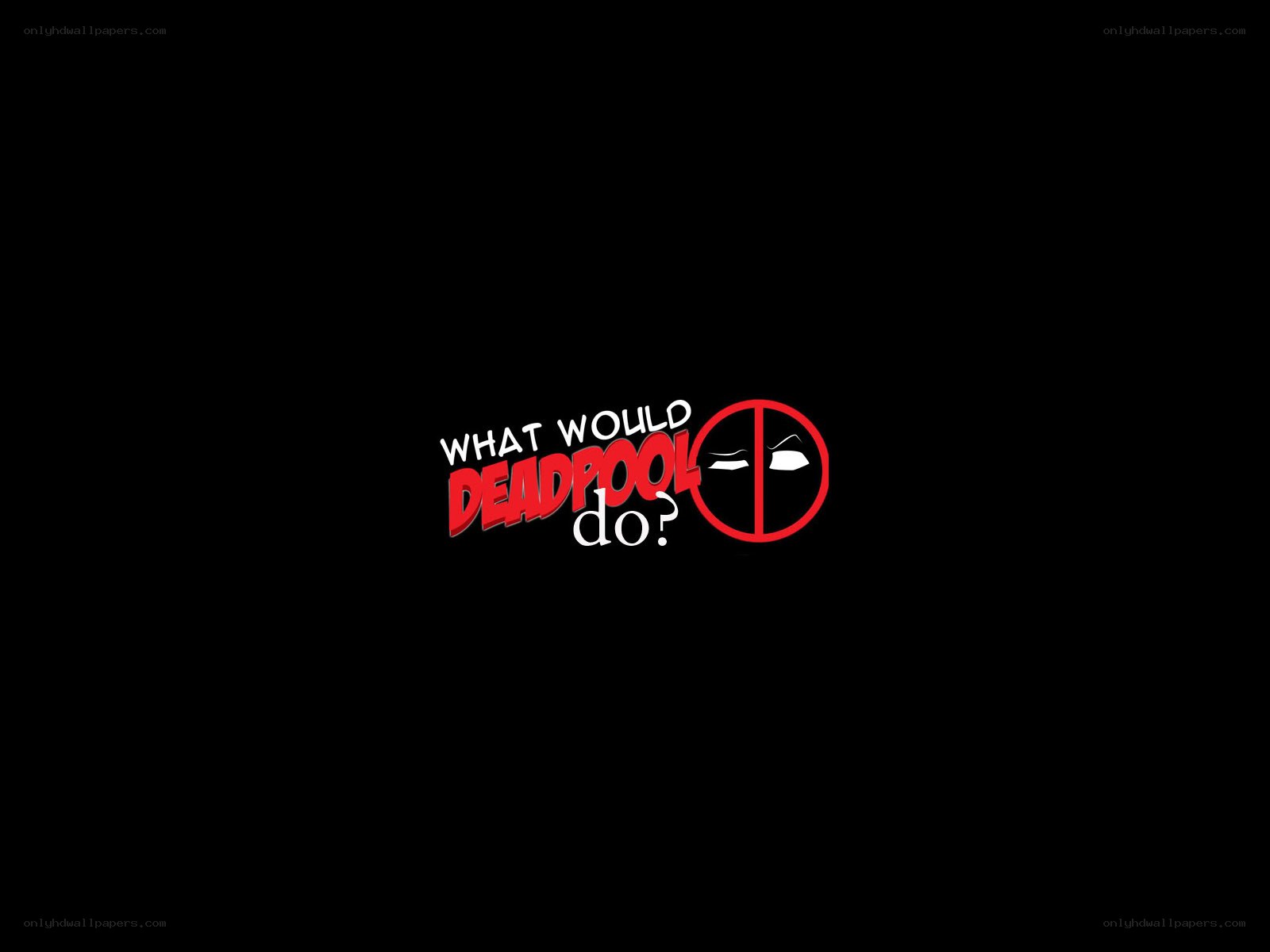 Deadpool logo with tagline