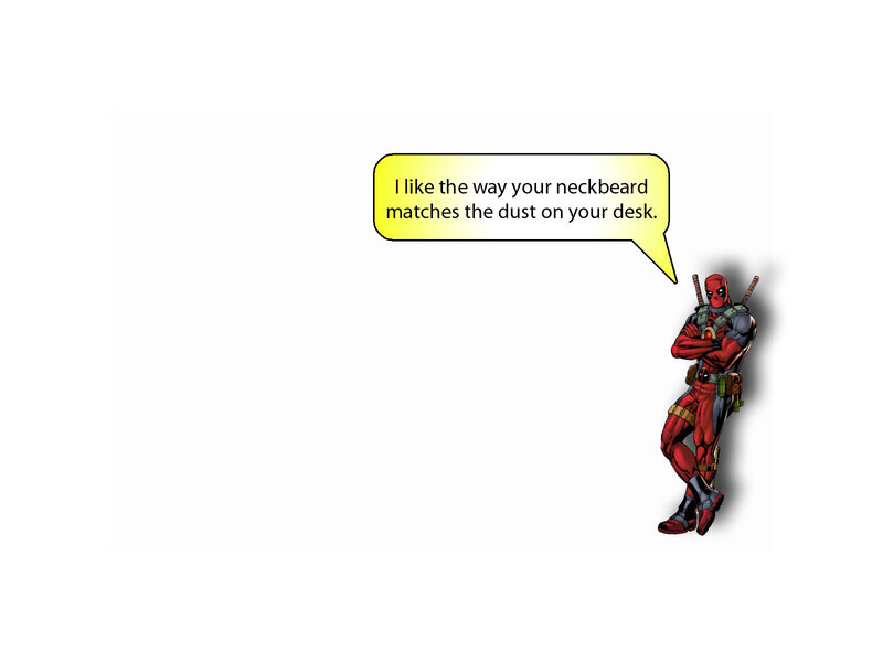 Deadpool makes a joke