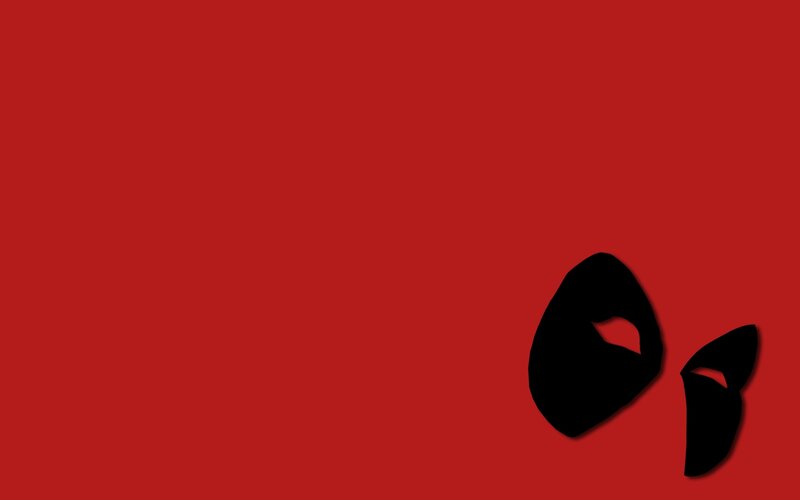 Deadpool mask silhouette