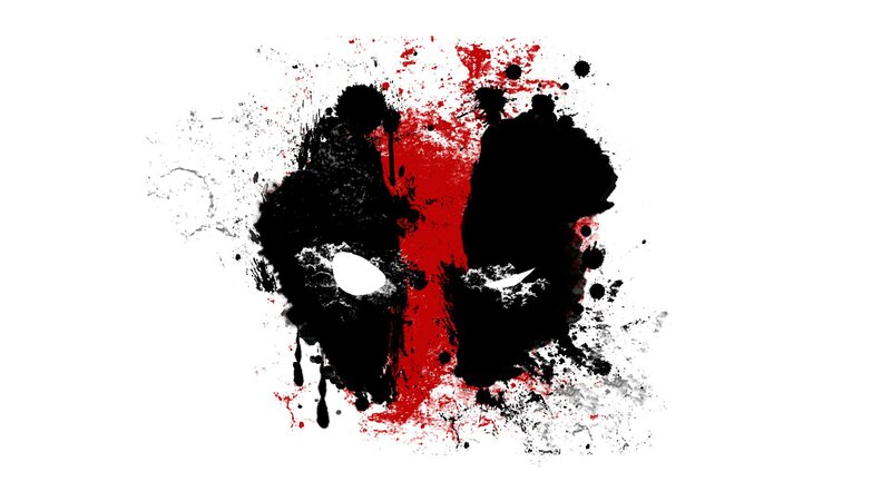 Deadpool Mask Splatter