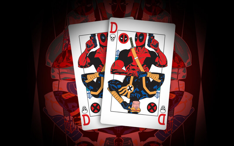 Deadpool playing cards