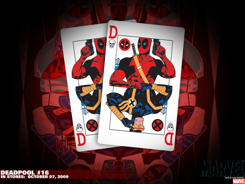 Deadpool Playing Cards — Red