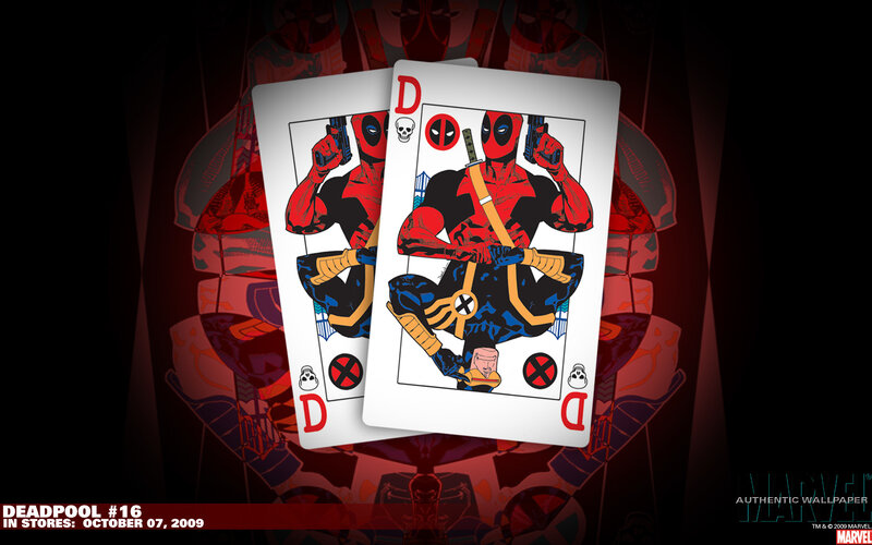 Deadpool playing cards