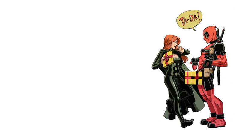 Deadpool presents a gift