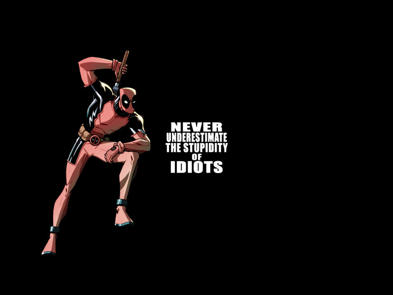 Deadpool quote wallpaper