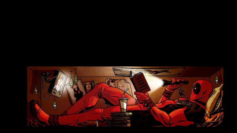 Deadpool Reading Book