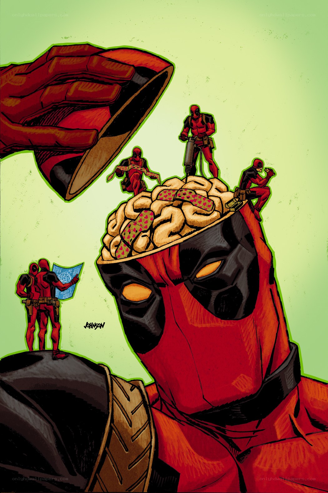 Deadpool's brain exploration