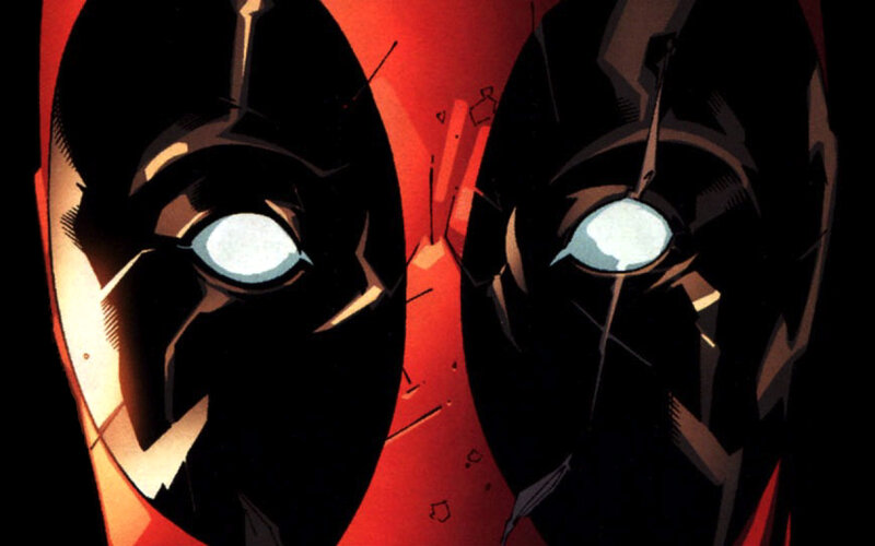 Deadpool's intense stare