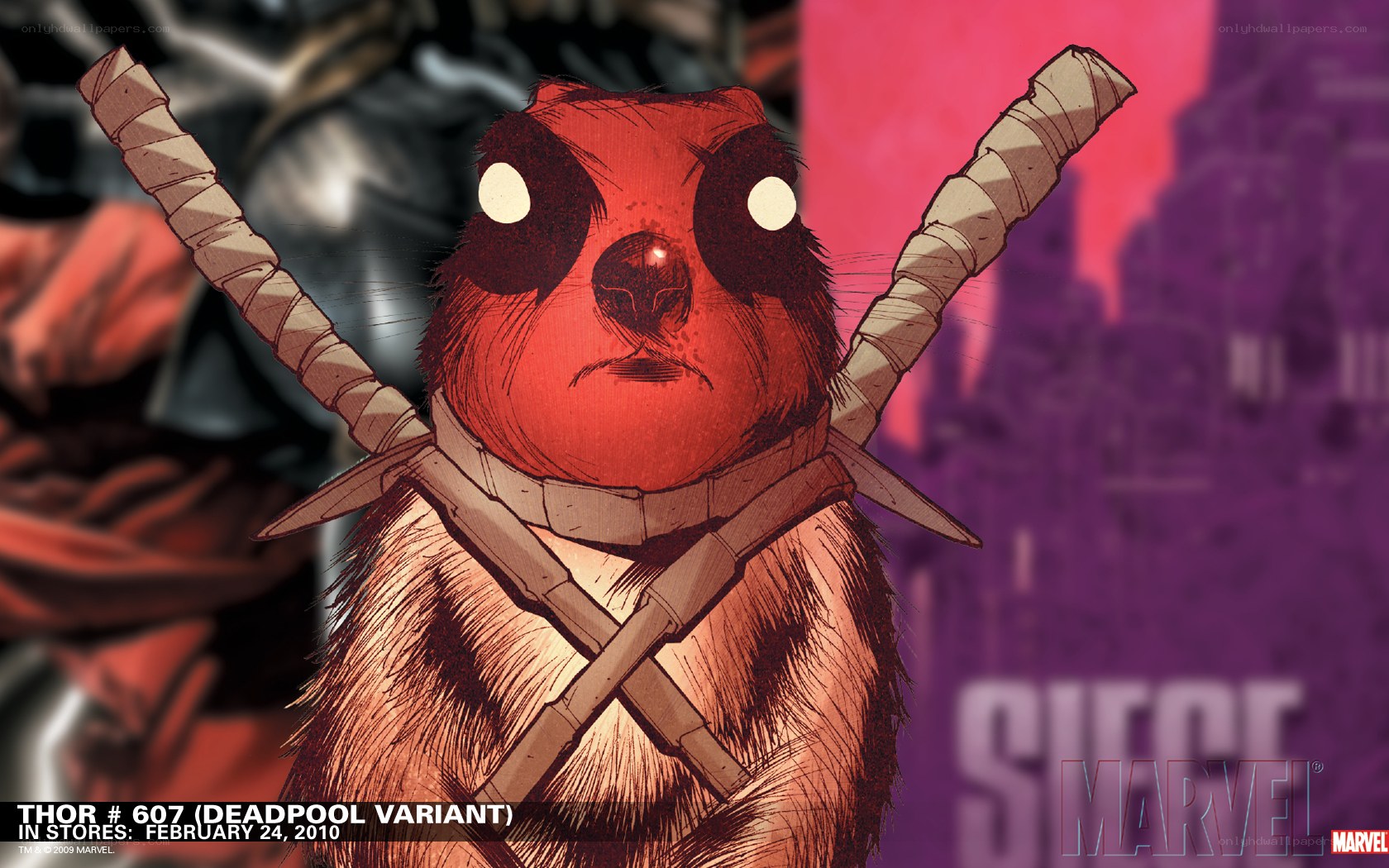 Deadpool variant cover art