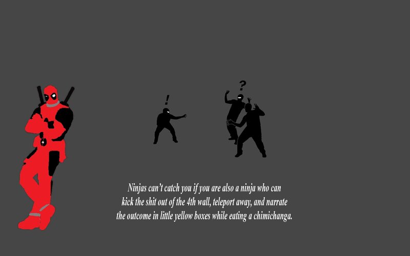 Deadpool vs ninjas