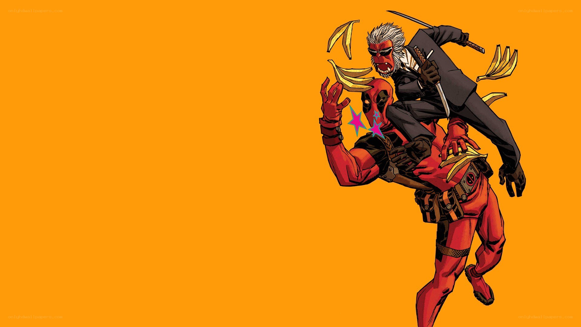 Deadpool vs. Shang-Chi battle