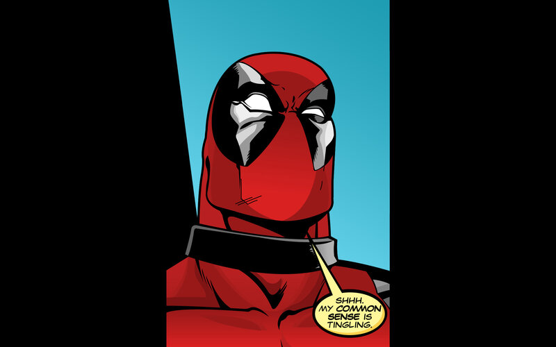 Deadpool with a warning