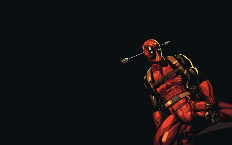 Deadpool with Arrow — Red